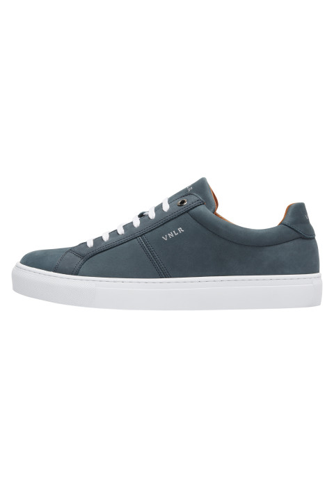 Sneaker Novara aus metal blau Nubuk