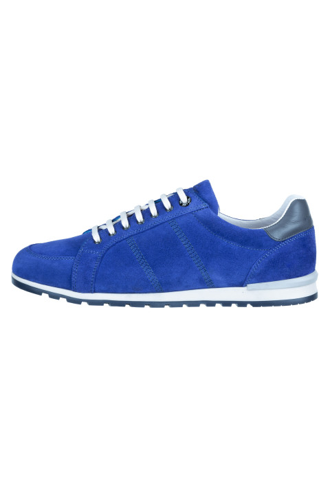 Anzano Sneaker aus blau Wildleder