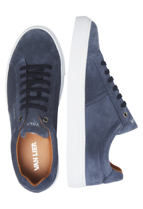 Novara Turnschuhe aus blauem Wildleder