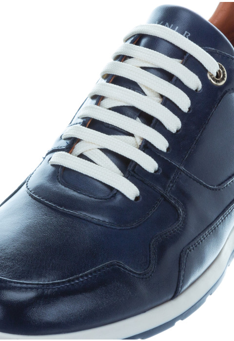 Blaue davinci Turnschuhe aus Leder