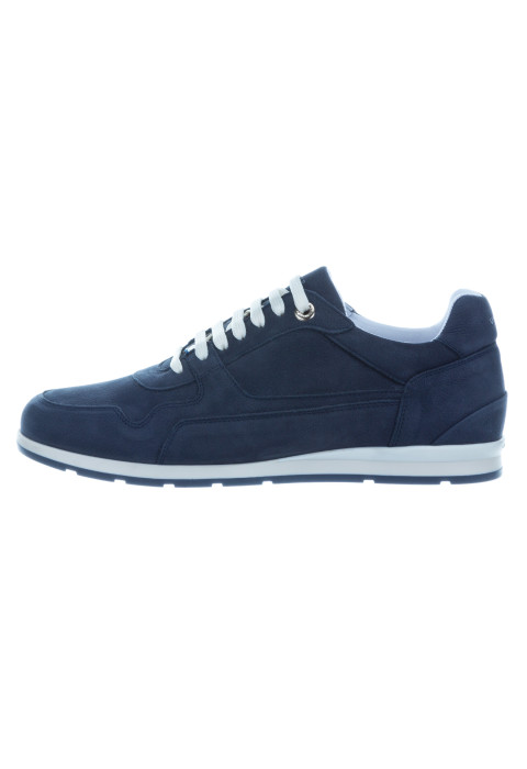 Blaue nubuck davinci Turnschuhe