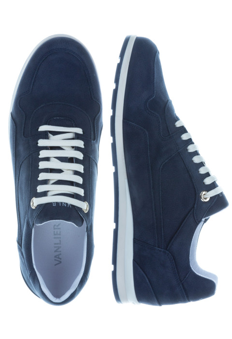 Blaue nubuck davinci Turnschuhe