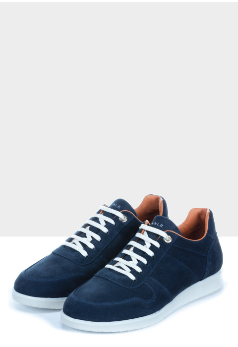 Mercato Turnschuhe aus blauem Wildleder