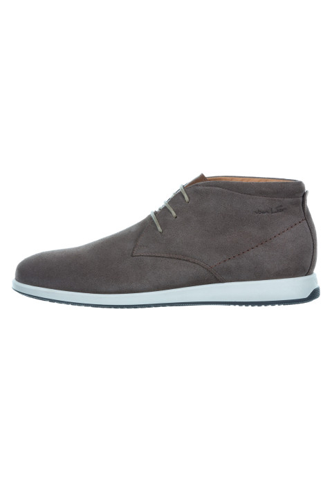 Taupe Wildleder halbhoher Schnürschuh Ticino