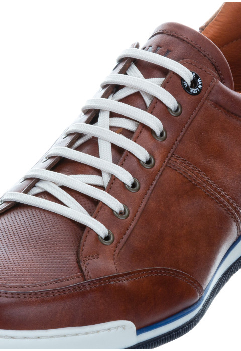 Magnus Turnschuhe aus Leder, hellcognac