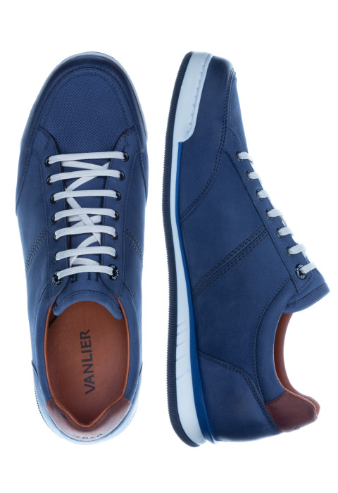 Magnus Turnschuhe aus blauem Nubuk