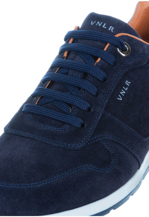 davinci Turnschuhe aus blauem Wildleder