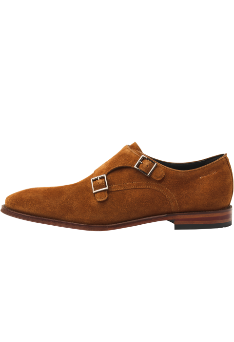 Cognac Wildleder Madison Schnallenschuh