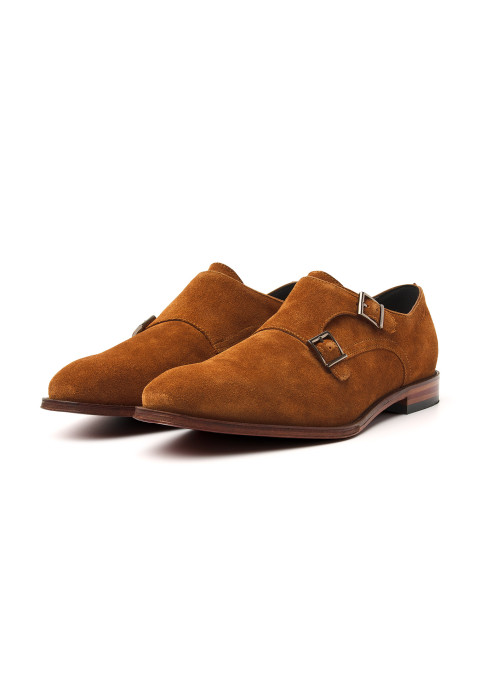 Cognac Wildleder Madison Schnallenschuh