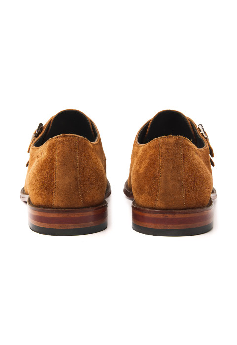 Cognac Wildleder Madison Schnallenschuh