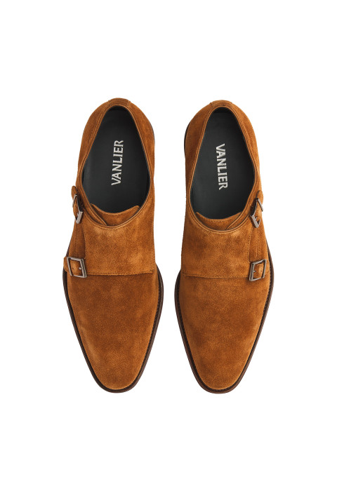 Cognac Wildleder Madison Schnallenschuh