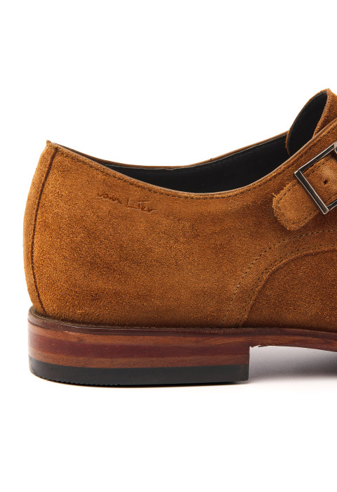 Cognac Wildleder Madison Schnallenschuh