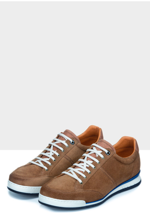 Cognac Wildleder Magnus Sneaker