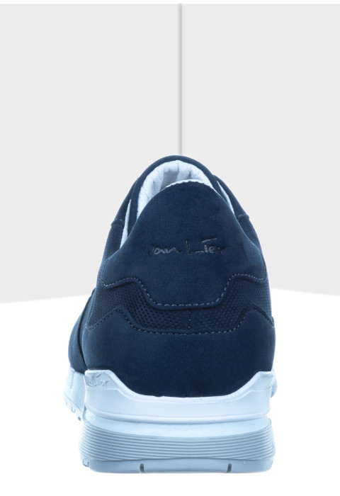 Chavar Turnschuh aus Nubukleder in Navy