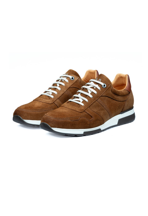 Cognac Wildleder Positano Sneaker