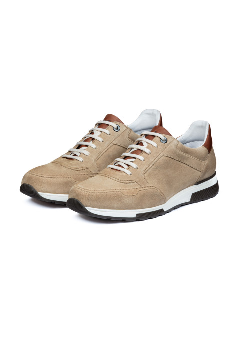 Sand beige Wildleder Positano Sneaker