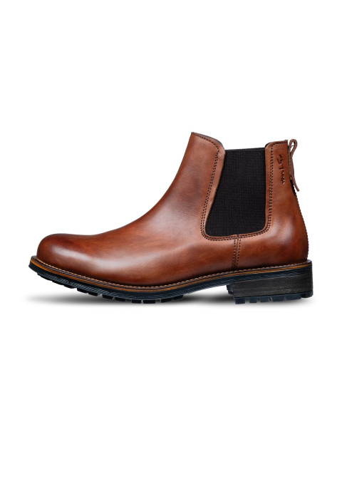 Fritz Chelsea-Stiefel in Cognac