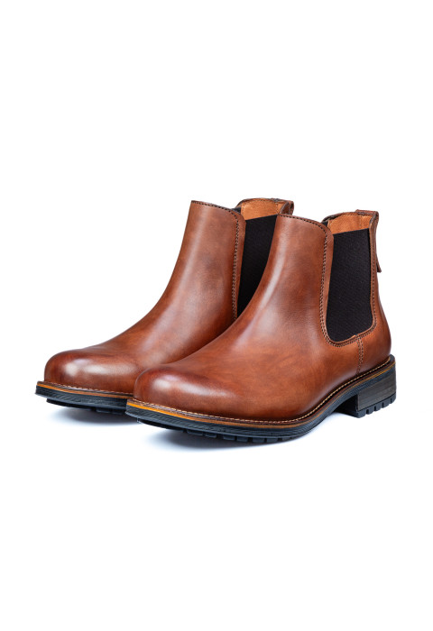 Fritz Chelsea-Stiefel in Cognac