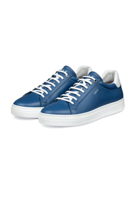 Blaue davinci Turnschuhe aus Leder