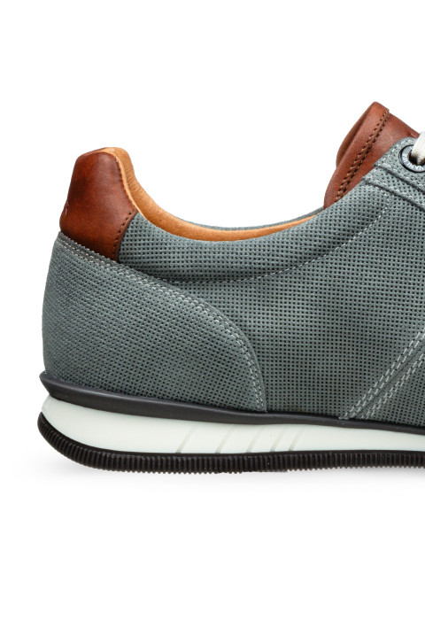 Magnus Trainer aus grau-blauem Wildleder