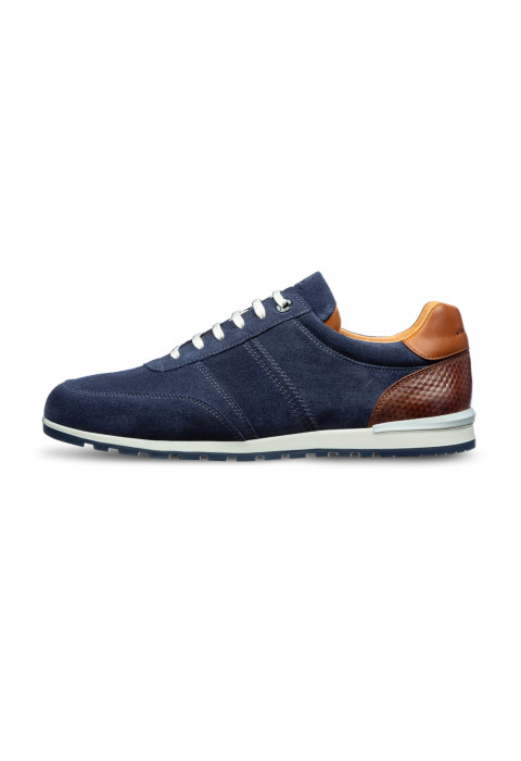 Trainer Anzano aus blauem Wildleder