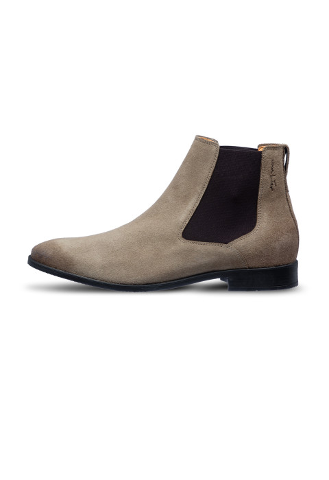 Taupe Wildleder Riva Chelsea Boot