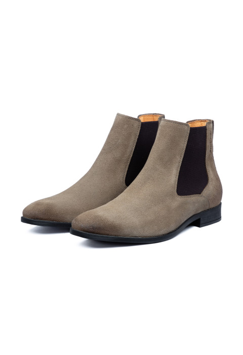 Taupe Wildleder Riva Chelsea Boot