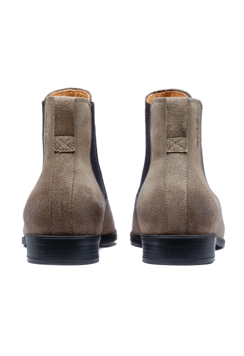 Taupe Wildleder Riva Chelsea Boot