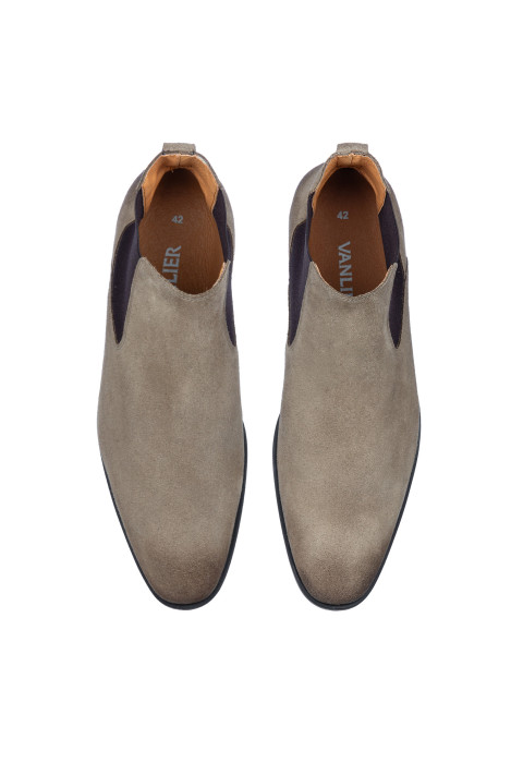 Taupe Wildleder Riva Chelsea Boot