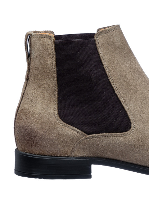 Taupe Wildleder Riva Chelsea Boot